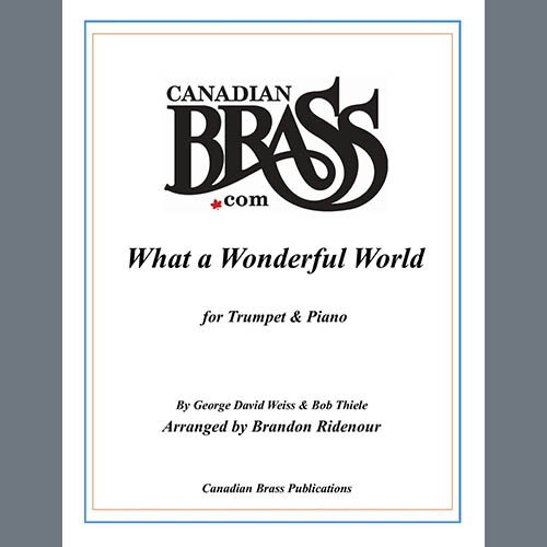 Canadian Brass, What A Wonderful World, Trumpet and Piano