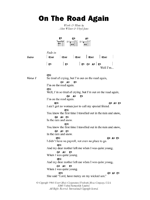 Canned Heat On The Road Again Sheet Music Notes & Chords for Harmonica - Download or Print PDF