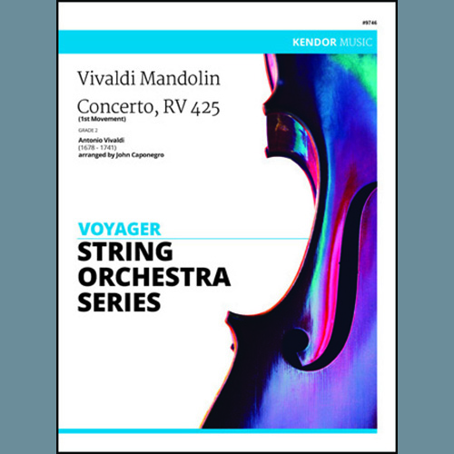 Caponegro, Vivaldi Mandolin Concerto, RV 425 (1st Movement) - Violin 2, Orchestra