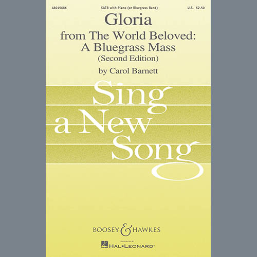 Carol Barnett, Gloria (from The World Beloved: A Bluegrass Mass), SATB Choir