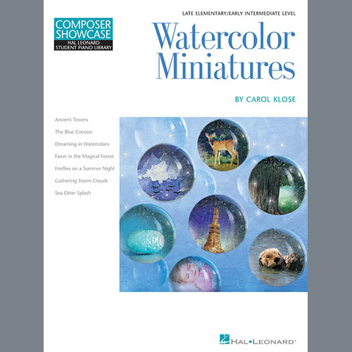Carol Klose, Dreaming In Watercolors, Educational Piano