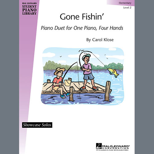 Carol Klose, Gone Fishin' (Piano Duet), Educational Piano