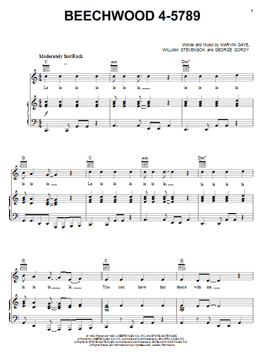 Carpenters Beechwood 4-5789 sheet music notes and chords. Download Printable PDF.