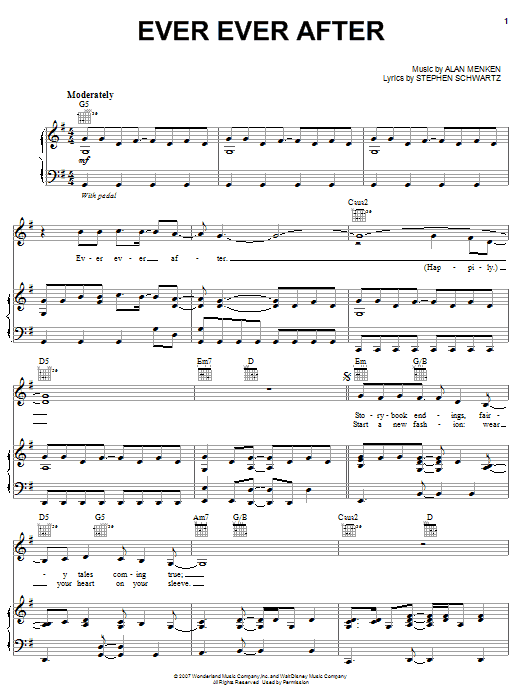 Ever Ever After sheet music