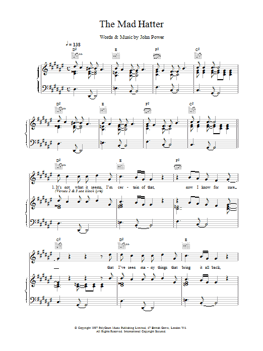 The Mad Hatter sheet music