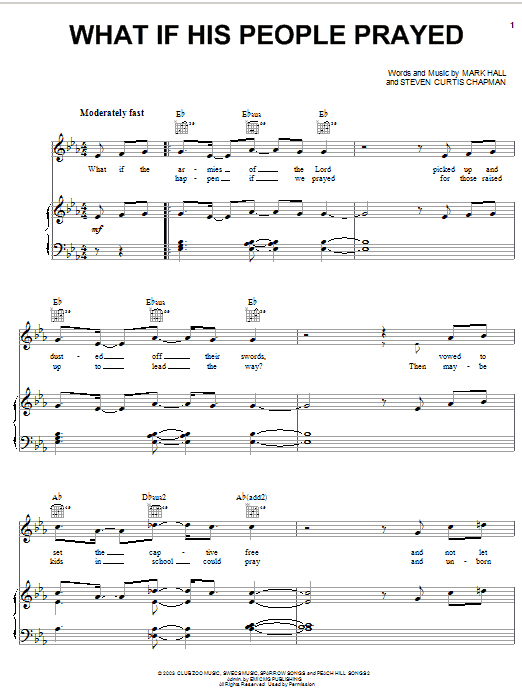 Casting Crowns What If His People Prayed Sheet Music Notes & Chords for Easy Guitar Tab - Download or Print PDF