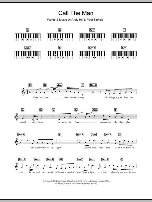 Celine Dion Call The Man Sheet Music Notes & Chords for Flute - Download or Print PDF