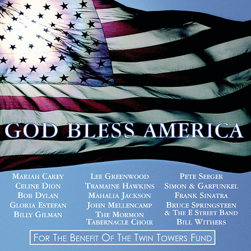 Celine Dion, God Bless America, Piano, Vocal & Guitar (Right-Hand Melody)
