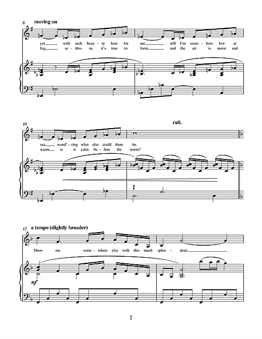 Charles Miller & Kevin Hammonds Sail Me There (from Hope) Sheet Music Notes & Chords for Piano & Vocal - Download or Print PDF