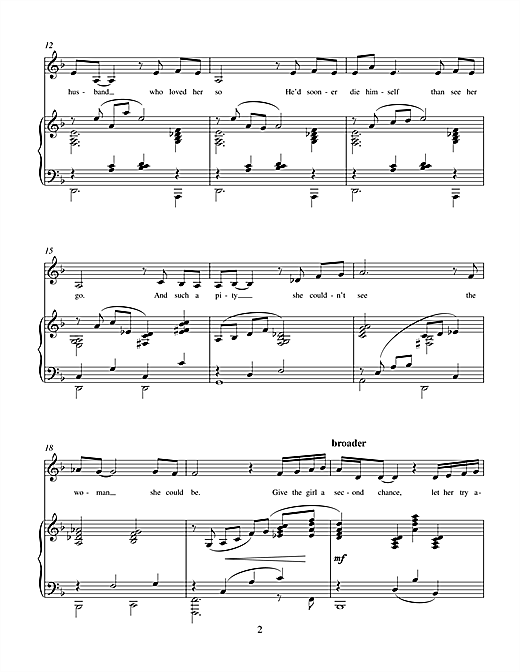 Charles Miller & Kevin Hammonds The Woman She Could Be (from Build Me A Bridge) Sheet Music Notes & Chords for Piano & Vocal - Download or Print PDF