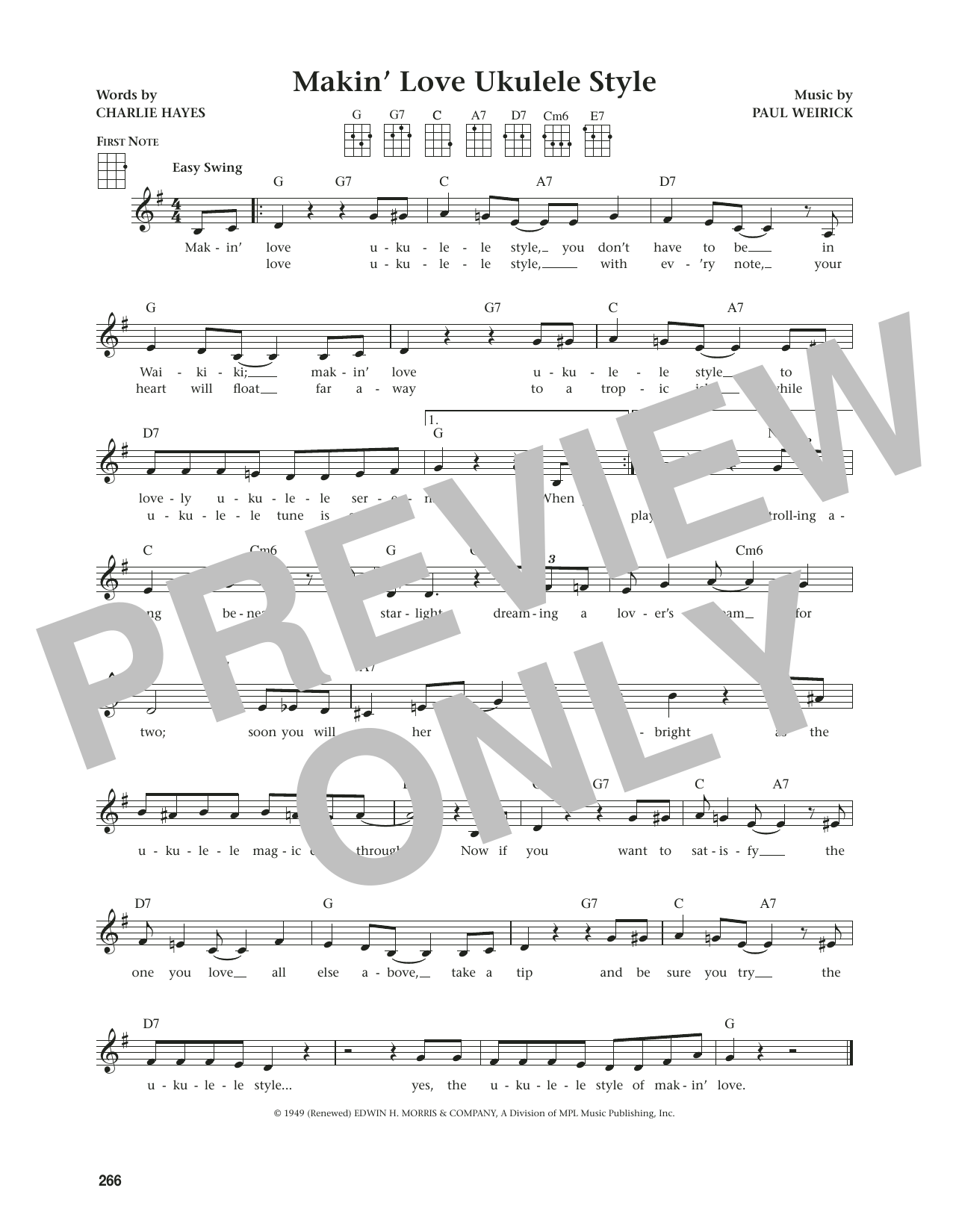 Charlie Hayes Makin' Love Ukulele Style (from The Daily Ukulele) (arr. Jim Beloff) Sheet Music Notes & Chords for Ukulele - Download or Print PDF