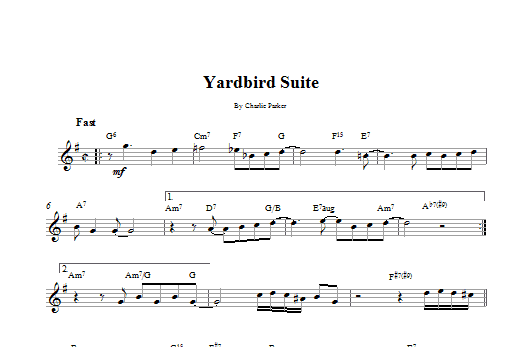 Charlie Parker Yardbird Suite Sheet Music Notes & Chords for Flute - Download or Print PDF