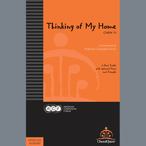 Chen Yi, Thinking of My Home, 3-Part Treble