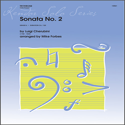 Cherubini/ Forbes, Sonata No. 2 - Solo Trombone, Brass Solo