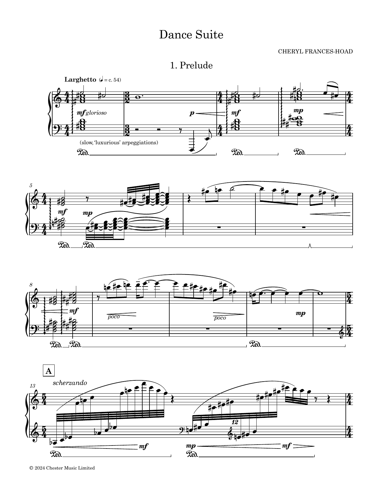 Cheryl Frances-Hoad Dance Suite Sheet Music Notes & Chords for Piano Solo - Download or Print PDF Cheryl Frances-Hoad Dance Suite Sheet Music Notes & Chords for Piano Solo - Download or Print PDF