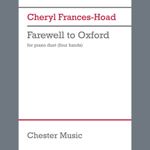 Cheryl Frances-Hoad, Farewell to Oxford, Piano Duet