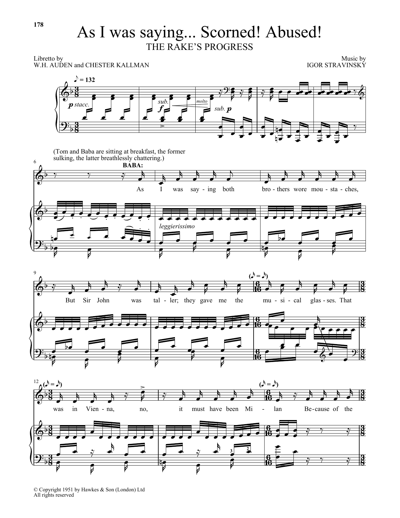 Chester Kallman As I Was Saying...Scorned! Abused! Sheet Music Notes & Chords for Piano & Vocal - Download or Print PDF Chester Kallman As I Was Saying...Scorned! Abused! Sheet Music Notes & Chords for Piano & Vocal - Download or Print PDF