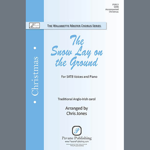 Chris Jones, The Snow Lay on the Ground, SATB Choir