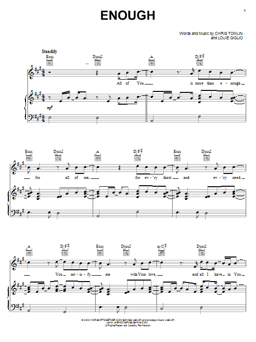 Chris Tomlin Enough Sheet Music Notes & Chords for Ukulele - Download or Print PDF