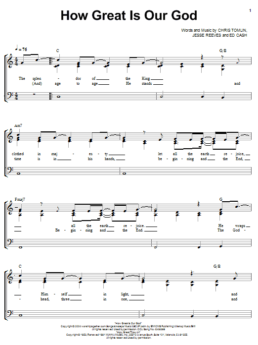 Chris Tomlin How Great Is Our God Sheet Music Notes & Chords for Ukulele - Download or Print PDF