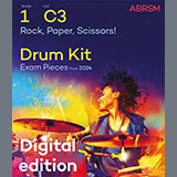 Download Chris Woodham Rock, Paper, Scissors! (Grade 1, list C3, from the ABRSM Drum Kit Syllabus 2024) sheet music and printable PDF music notes