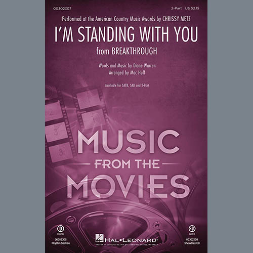 Chrissy Metz, I'm Standing With You (from Breakthrough) (arr. Mac Huff), SATB Choir