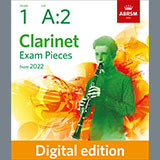 Download Christian Petzold Menuet in G, BWV Anh. II 114 (Grade 1 List A2 from the ABRSM Clarinet syllabus from 2022) sheet music and printable PDF music notes