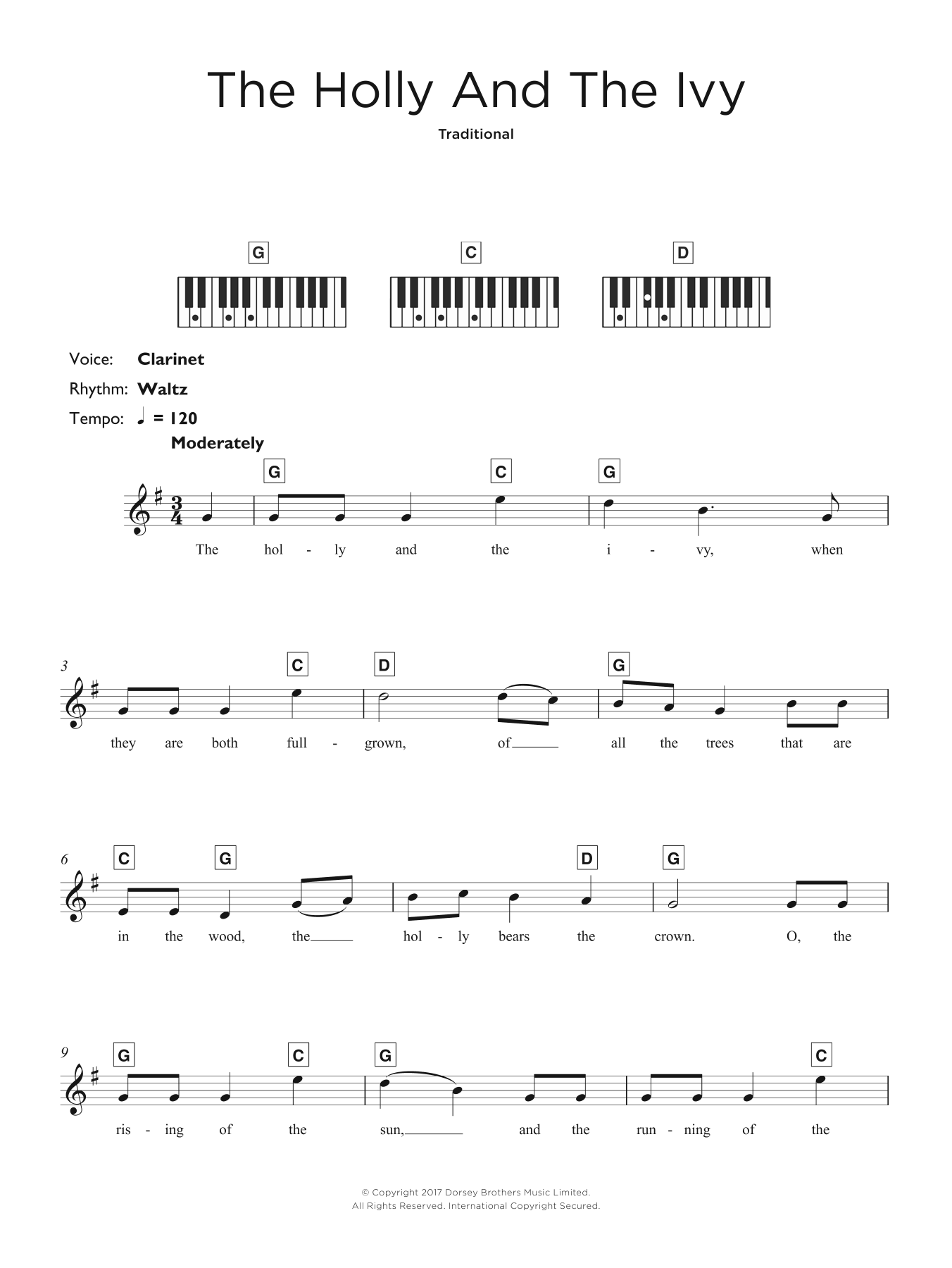 Christmas Carol The Holly And The Ivy Sheet Music Notes & Chords for Ukulele with strumming patterns - Download or Print PDF
