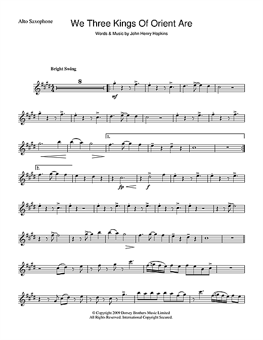 Christmas Carol We Three Kings Of Orient Are Sheet Music Notes & Chords for 5-Finger Piano - Download or Print PDF