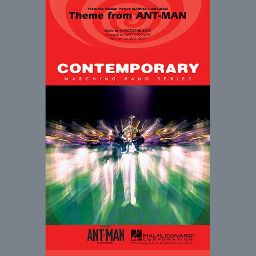 Christophe Beck, Theme from Ant-Man (Arr. Matt Conaway) - 1st Bb Trumpet, Marching Band