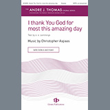 Download Christopher Aspaas i thank You God for most this amazing day sheet music and printable PDF music notes