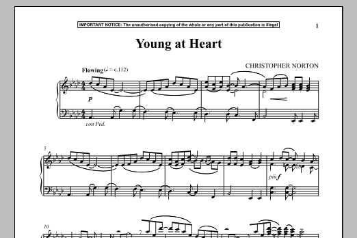 Christopher Norton Young At Heart Sheet Music Notes & Chords for Piano - Download or Print PDF Christopher Norton Young At Heart Sheet Music Notes & Chords for Piano - Download or Print PDF
