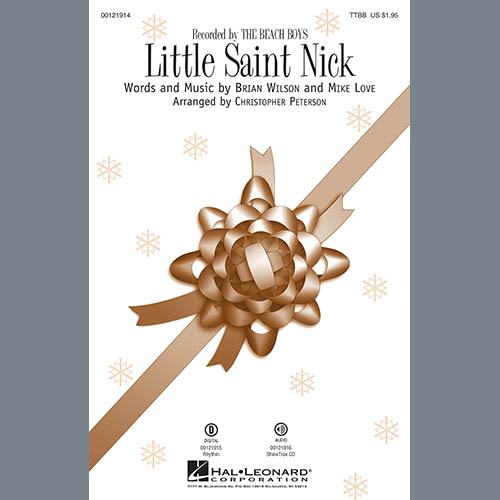 Christopher Peterson Christopher Peterson, Little Saint Nick - Bass, Choir Instrumental Pak