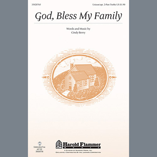 Download Cindy Berry God Bless My Family sheet music and printable PDF music notes