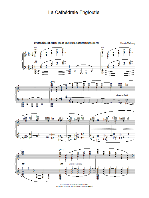 Claude Debussy La Cath??drale Engloutie Sheet Music Notes & Chords for Piano - Download or Print PDF