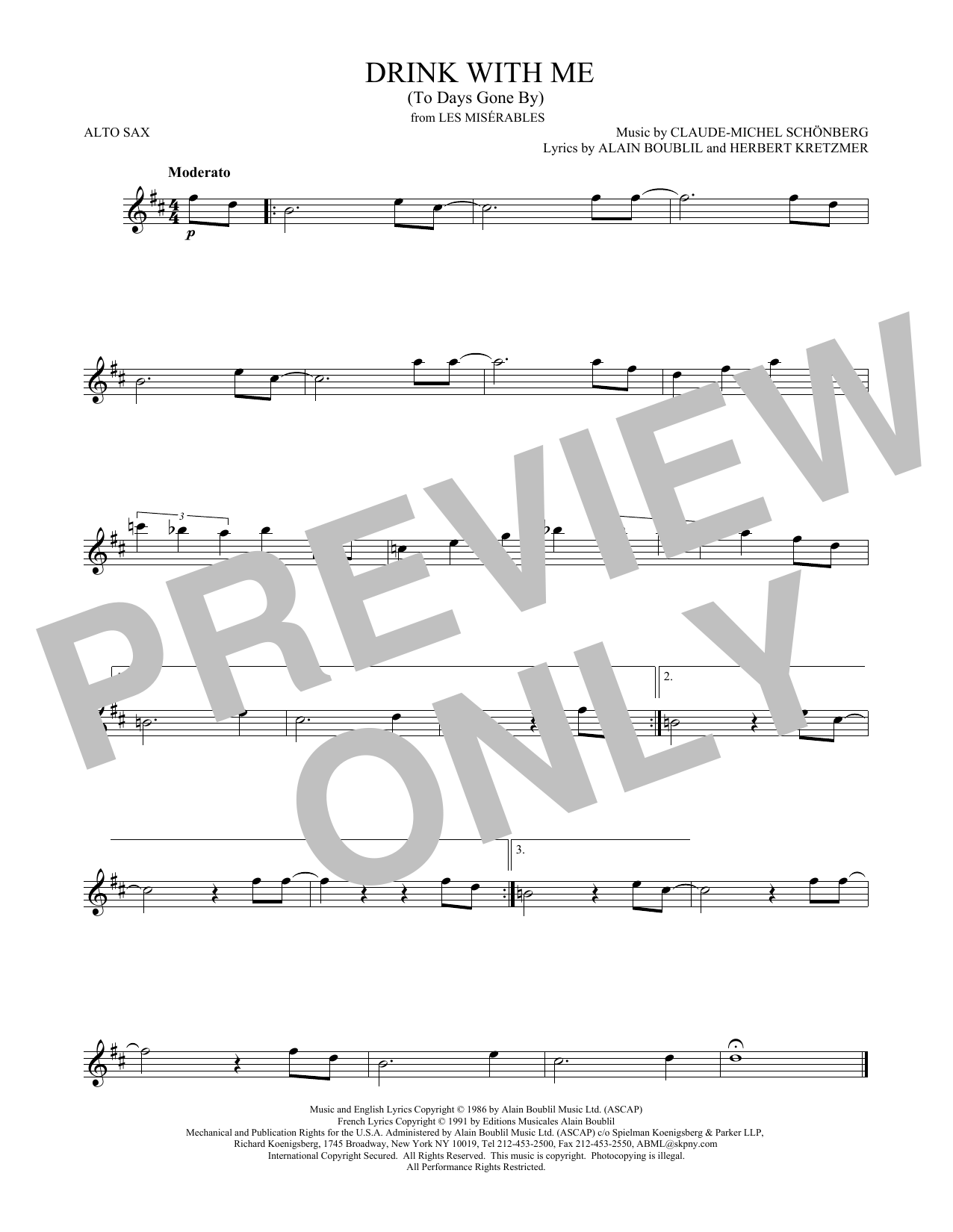 Drink With Me (To Days Gone By) sheet music