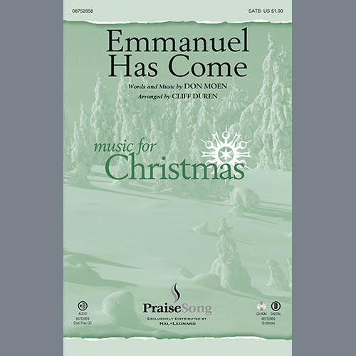 Cliff Duren, Emmanuel Has Come, SATB