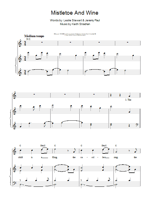 Cliff Richard Mistletoe And Wine Sheet Music Notes & Chords for Flute Duet - Download or Print PDF