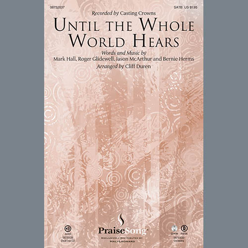 Cliff Duren Cliff Duren, Until The Whole World Hears - Bass Clarinet (sub. dbl bass), Choir Instrumental Pak