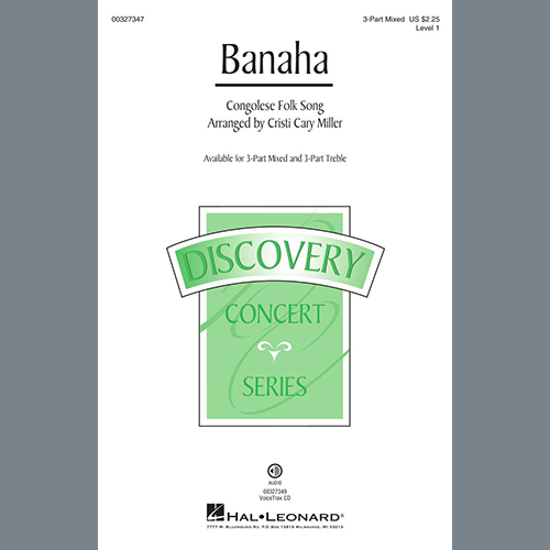 Congolese Folk Song, Banaha (arr. Cristi Cary Miller), 3-Part Mixed Choir