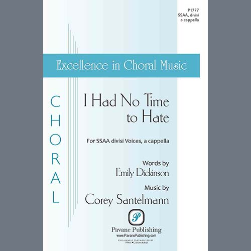 Corey Santelmann, I Had No Time To Hate, SSAA Choir