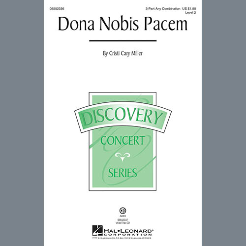 Cristi Cary Miller, Dona Nobis Pacem, 3-Part Mixed
