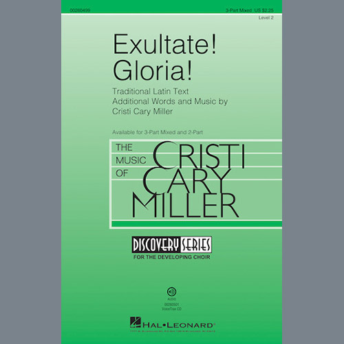 Cristi Cary Miller, Exultate! Gloria!, 2-Part Choir