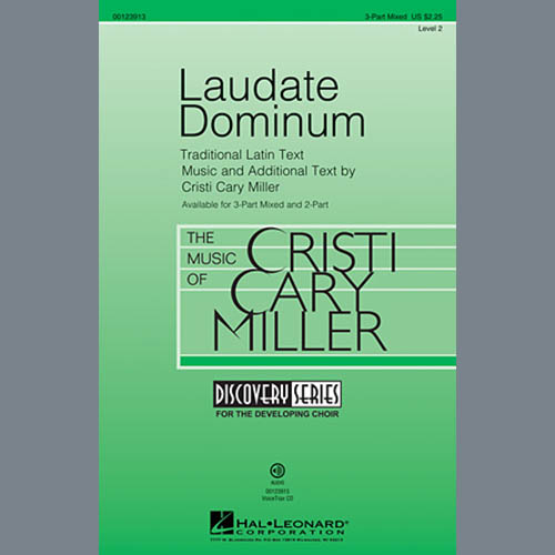 Cristi Cary Miller, Laudate Dominum, 3-Part Mixed