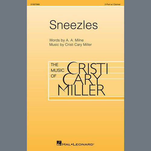 Cristi Cary Miller, Sneezles, 2-Part Choir