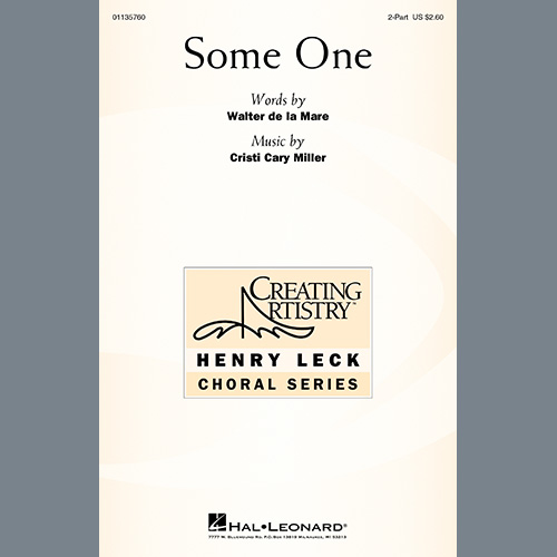 Cristi Cary Miller, Some One, 2-Part Choir