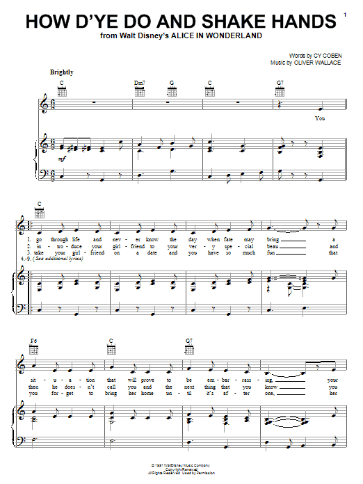 Cy Coben How D'ye Do And Shake Hands Sheet Music Notes & Chords for Trumpet - Download or Print PDF