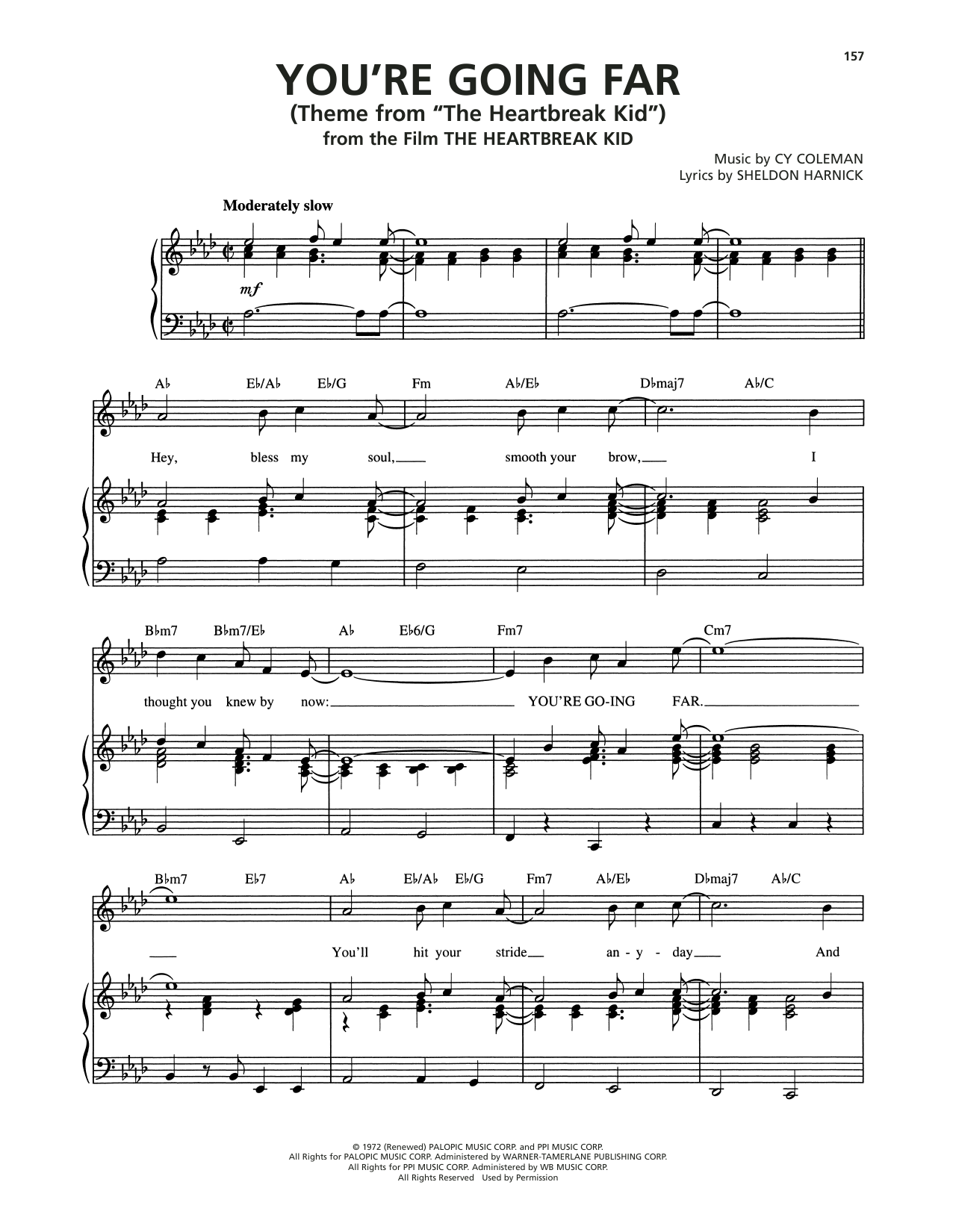 Cy Coleman You're Going Far (Theme From Cy Coleman You're Going Far (Theme From