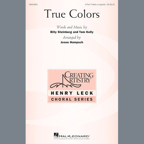 Cyndi Lauper, True Colors (arr. Jesse Hampsch), 3-Part Treble