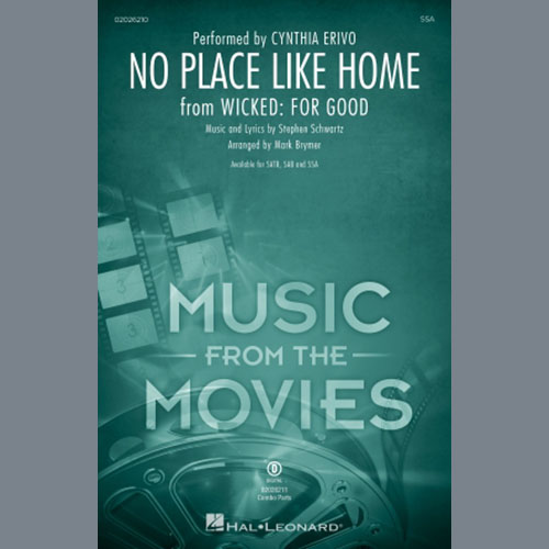 Cynthia Erivo, No Place Like Home (arr. Mark Brymer), SSA Choir